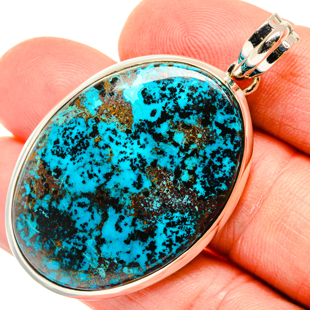 Shattuckite Pendants handcrafted by Anasilvercos - PD29578