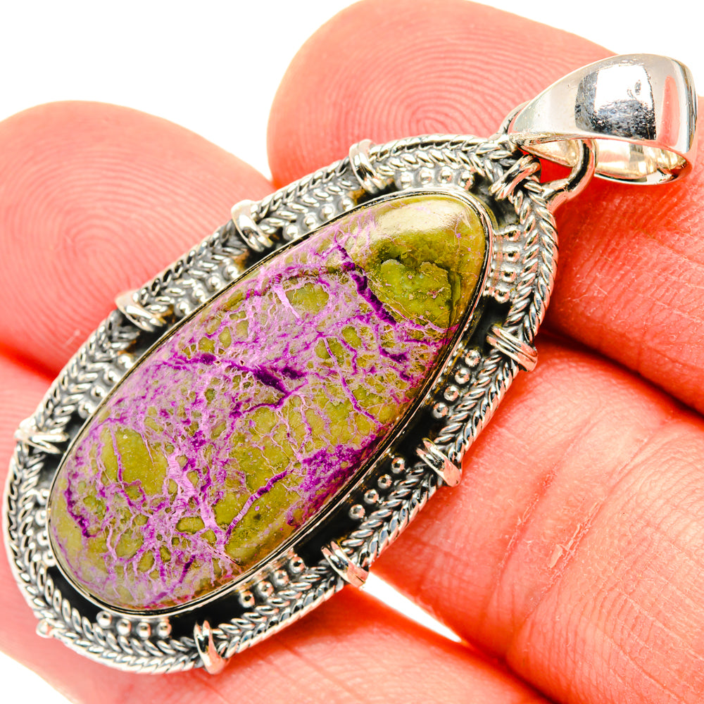 Stichtite Pendants handcrafted by Anasilvercos - PD29589