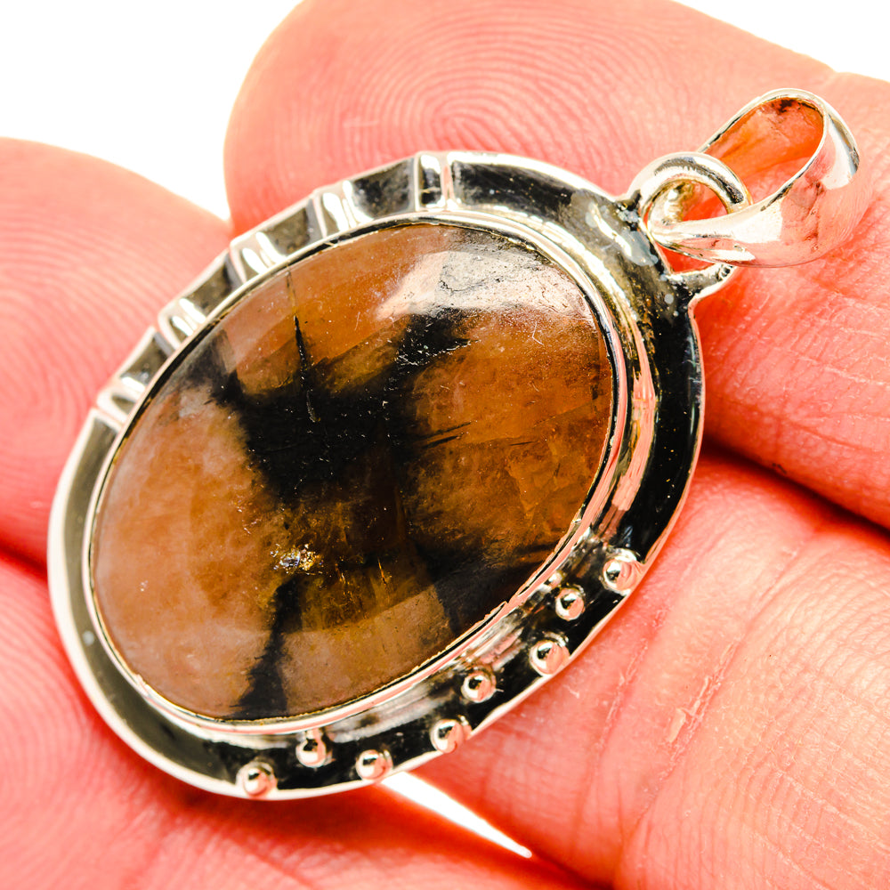 Chiastolite Pendants handcrafted by Anasilvercos - PD29594