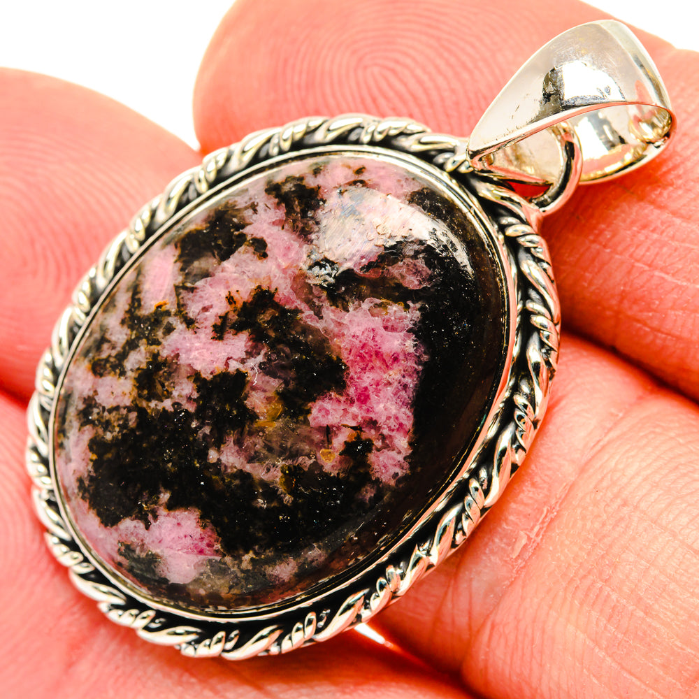 Rhodonite Pendants handcrafted by Anasilvercos - PD29602