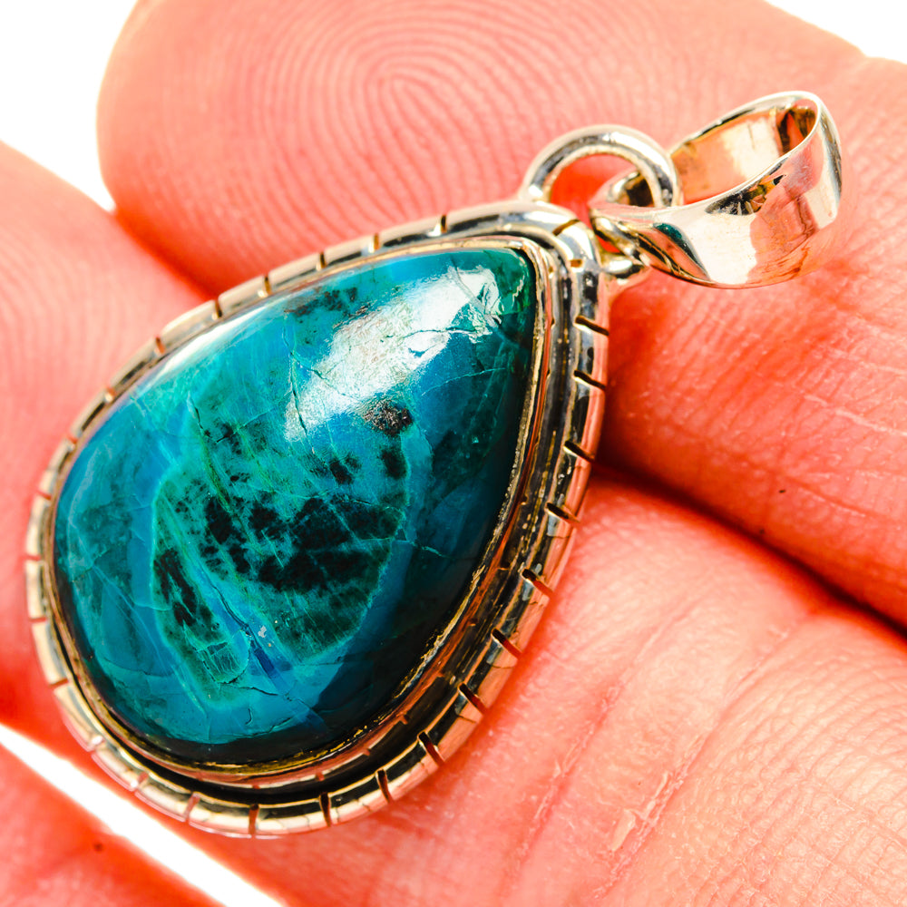 Chrysocolla Pendants handcrafted by Anasilvercos - PD29618