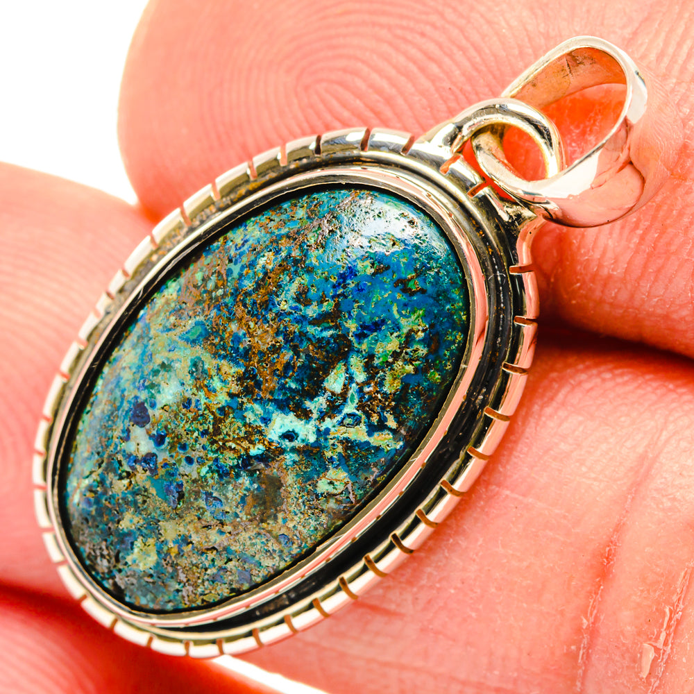 Azurite Pendants handcrafted by Anasilvercos - PD29657