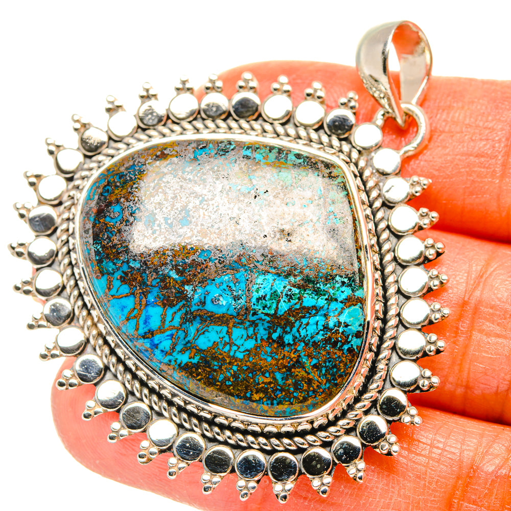 Shattuckite Pendants handcrafted by Anasilvercos - PD29659