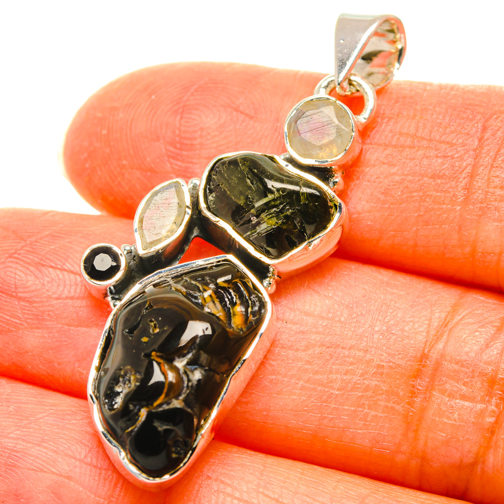 Mexican Fire Agate Pendants handcrafted by Anasilvercos - PD29680