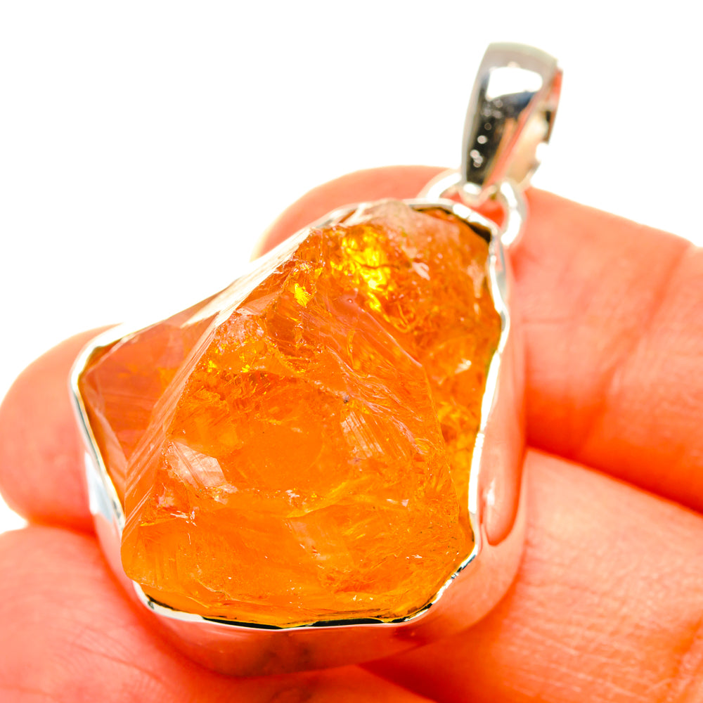 Citrine Pendants handcrafted by Anasilvercos - PD29683