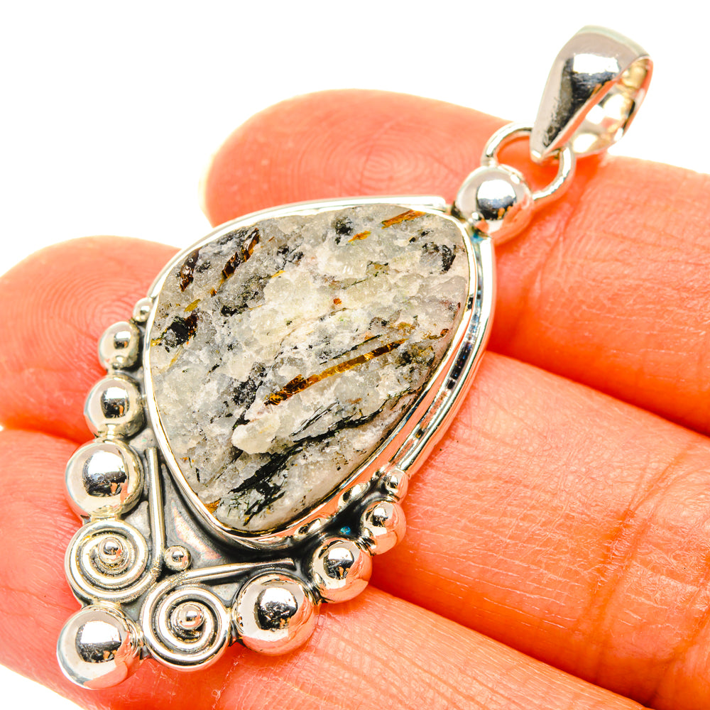 Astrophyllite Pendants handcrafted by Anasilvercos - PD29690