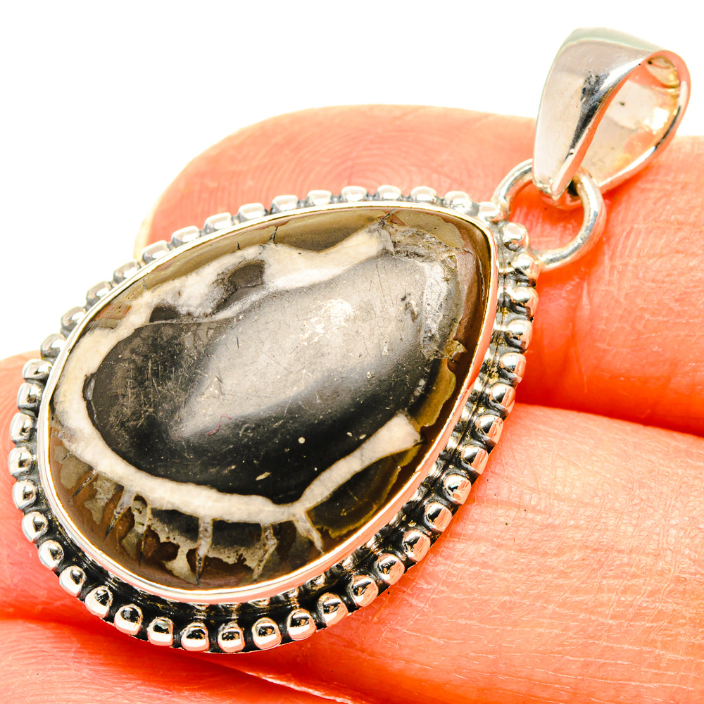 Septarian Geode Pendants handcrafted by Anasilvercos - PD29691