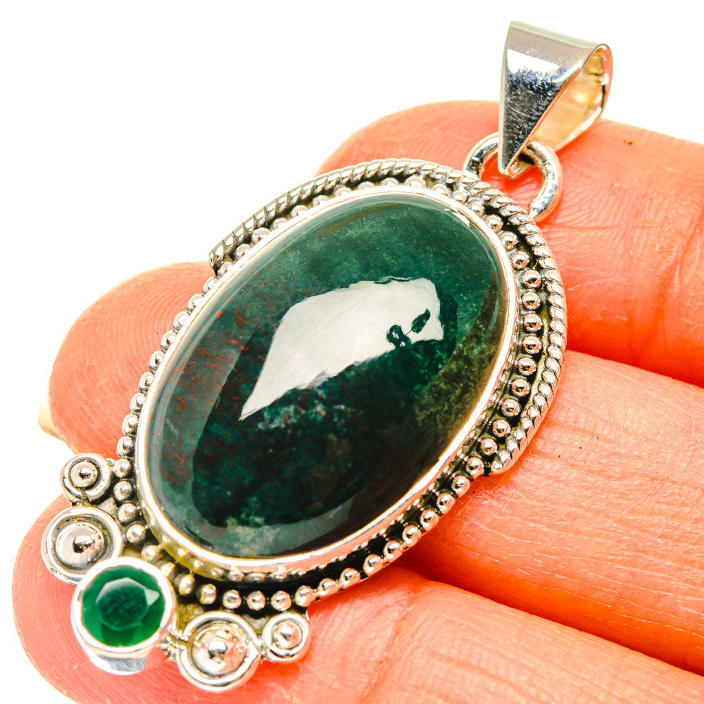 Bloodstone Pendants handcrafted by Anasilvercos - PD29702