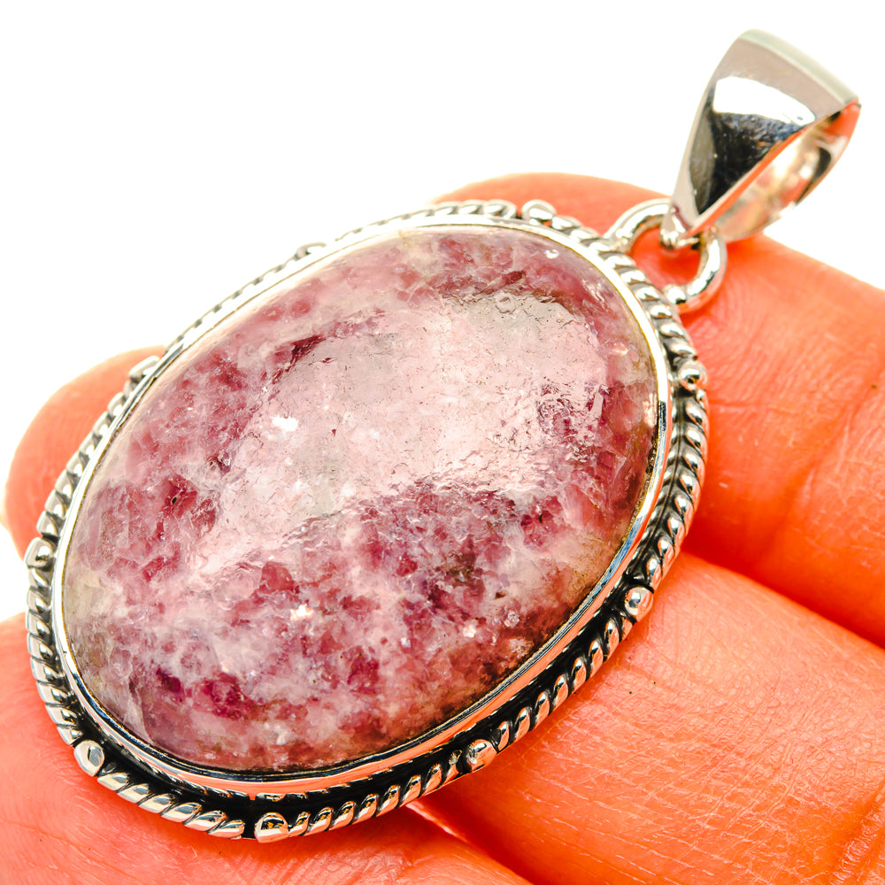 Lepidolite Pendants handcrafted by Anasilvercos - PD29710