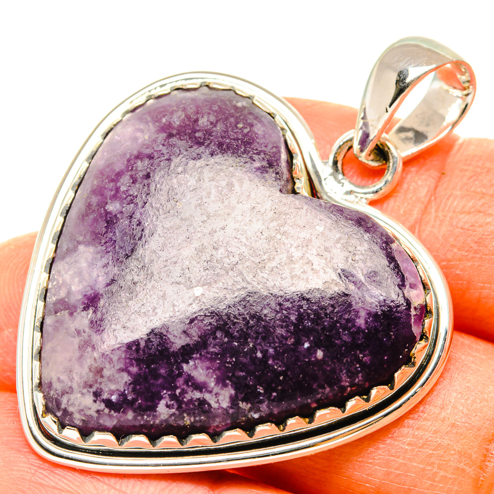 Lepidolite Pendants handcrafted by Anasilvercos - PD29711
