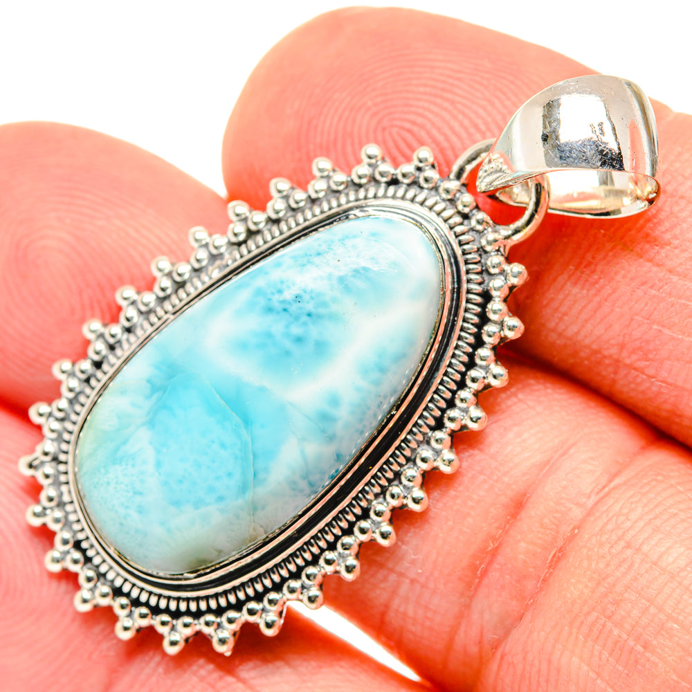 Larimar Pendants handcrafted by Anasilvercos - PD29720