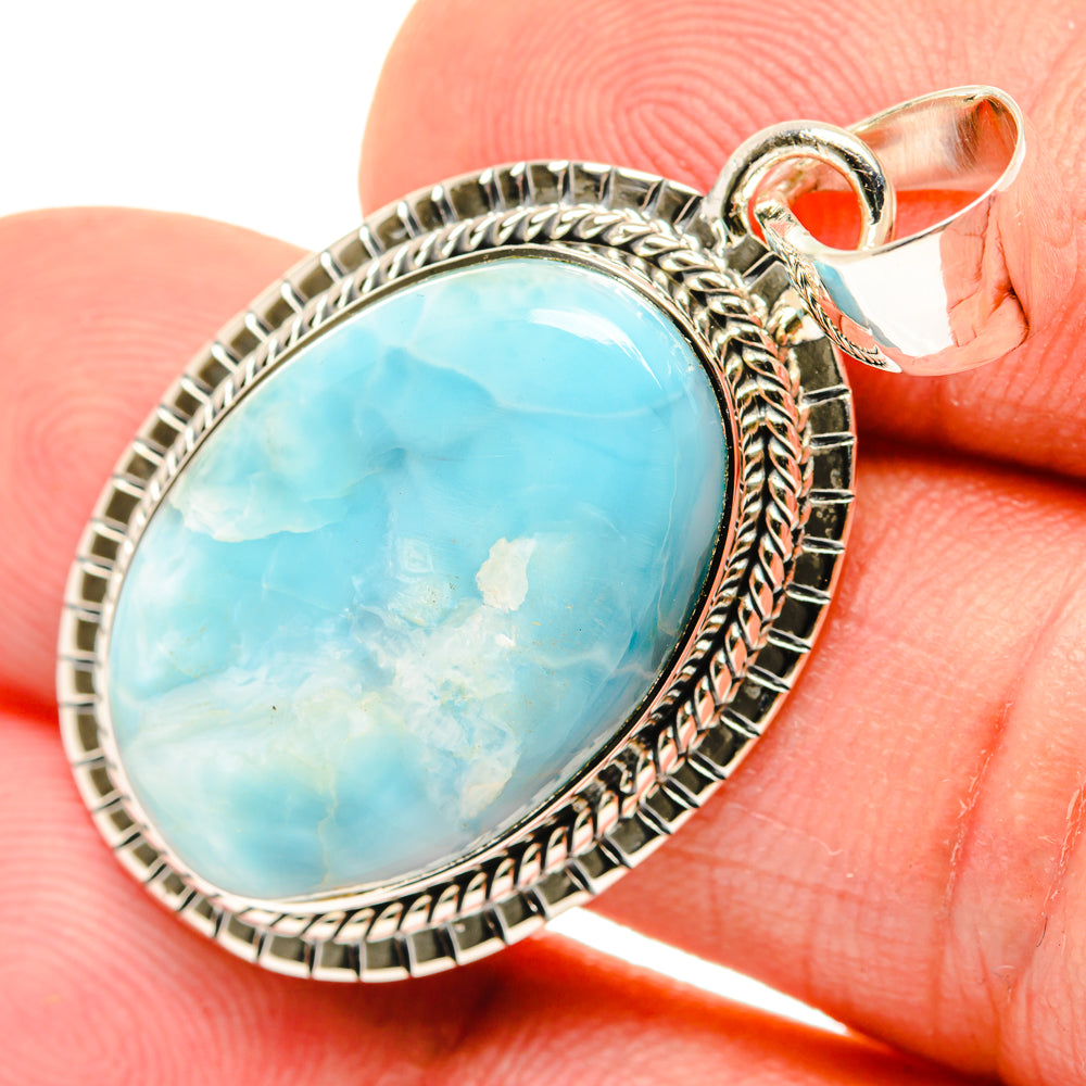 Larimar Pendants handcrafted by Anasilvercos - PD29722