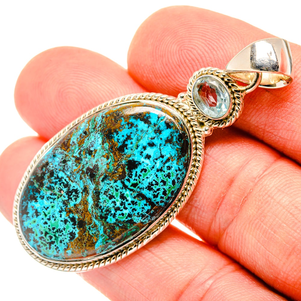 Shattuckite Pendants handcrafted by Anasilvercos - PD29725