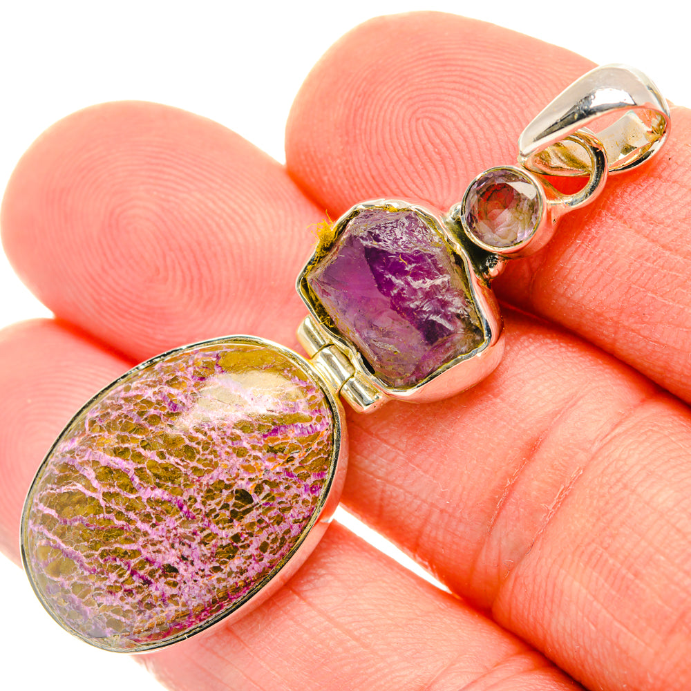 Stichtite Pendants handcrafted by Anasilvercos - PD29740