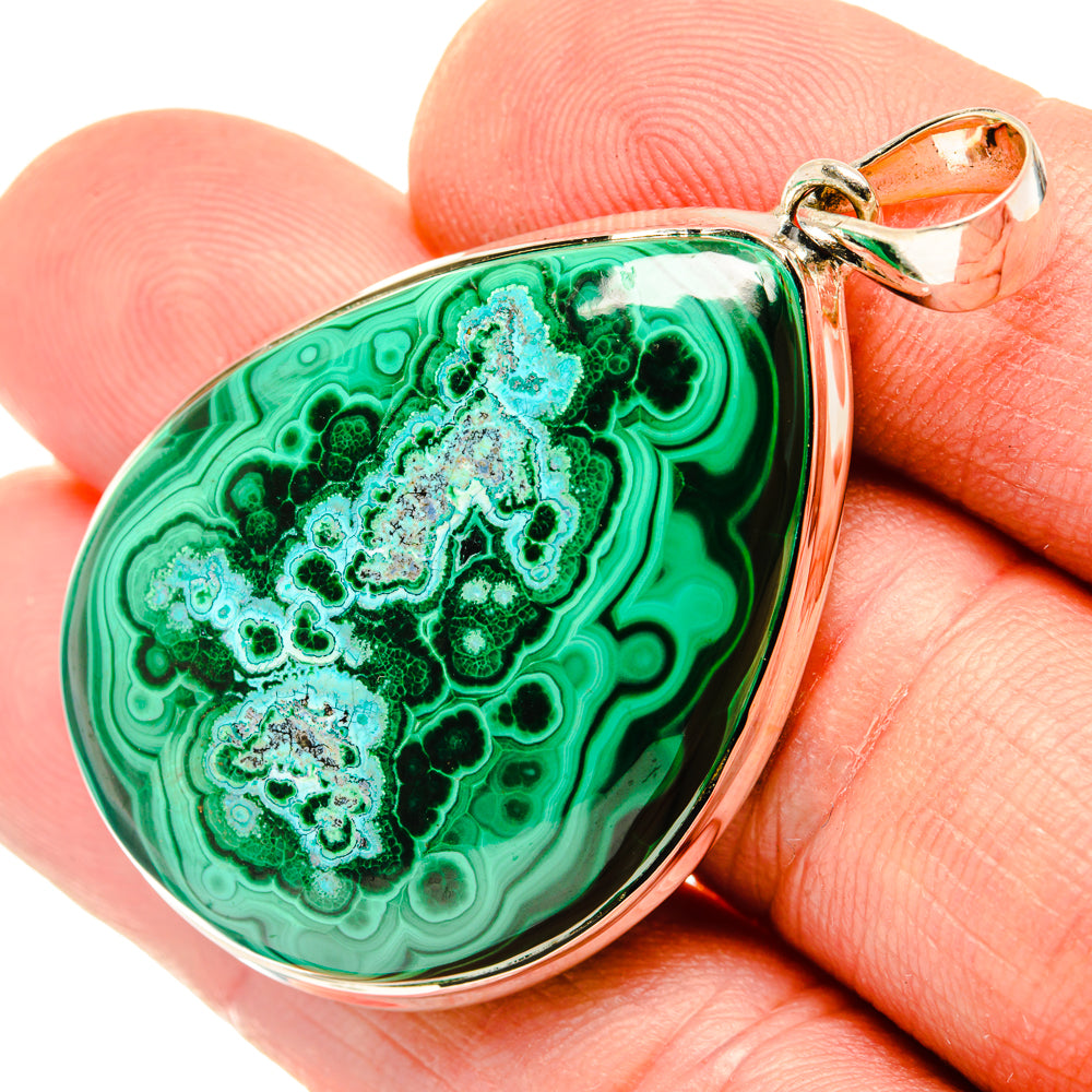 Malachite Pendants handcrafted by Anasilvercos - PD29752