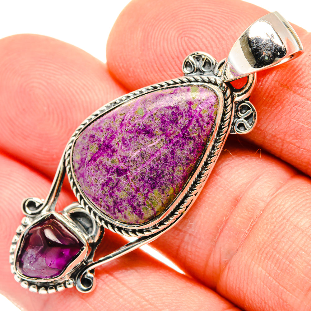 Stichtite Pendants handcrafted by Anasilvercos - PD29760