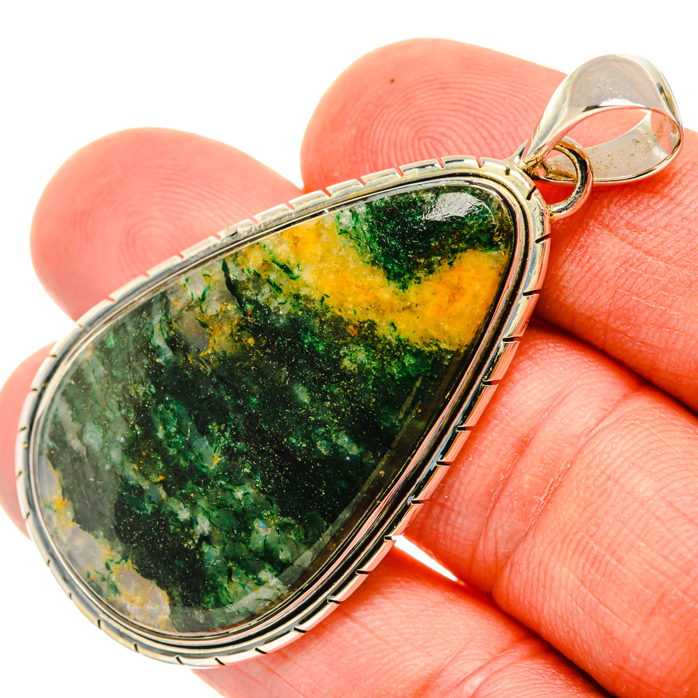 Green Aventurine Pendants handcrafted by Anasilvercos - PD29765