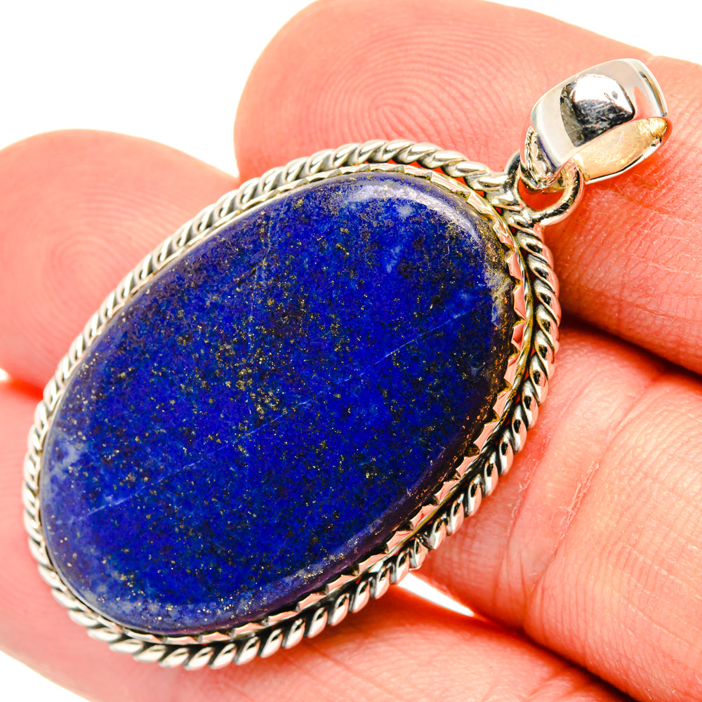 Lapis Lazuli Pendants handcrafted by Anasilvercos - PD29770