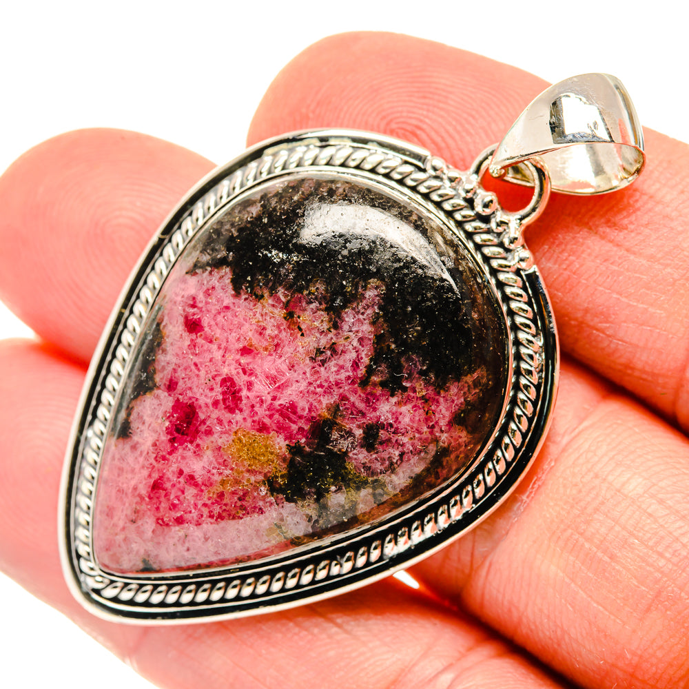 Rhodonite Pendants handcrafted by Anasilvercos - PD29775