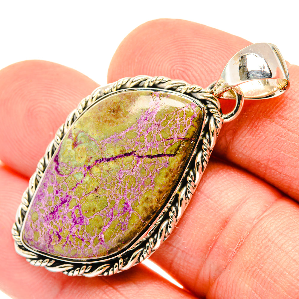 Stichtite Pendants handcrafted by Anasilvercos - PD29779