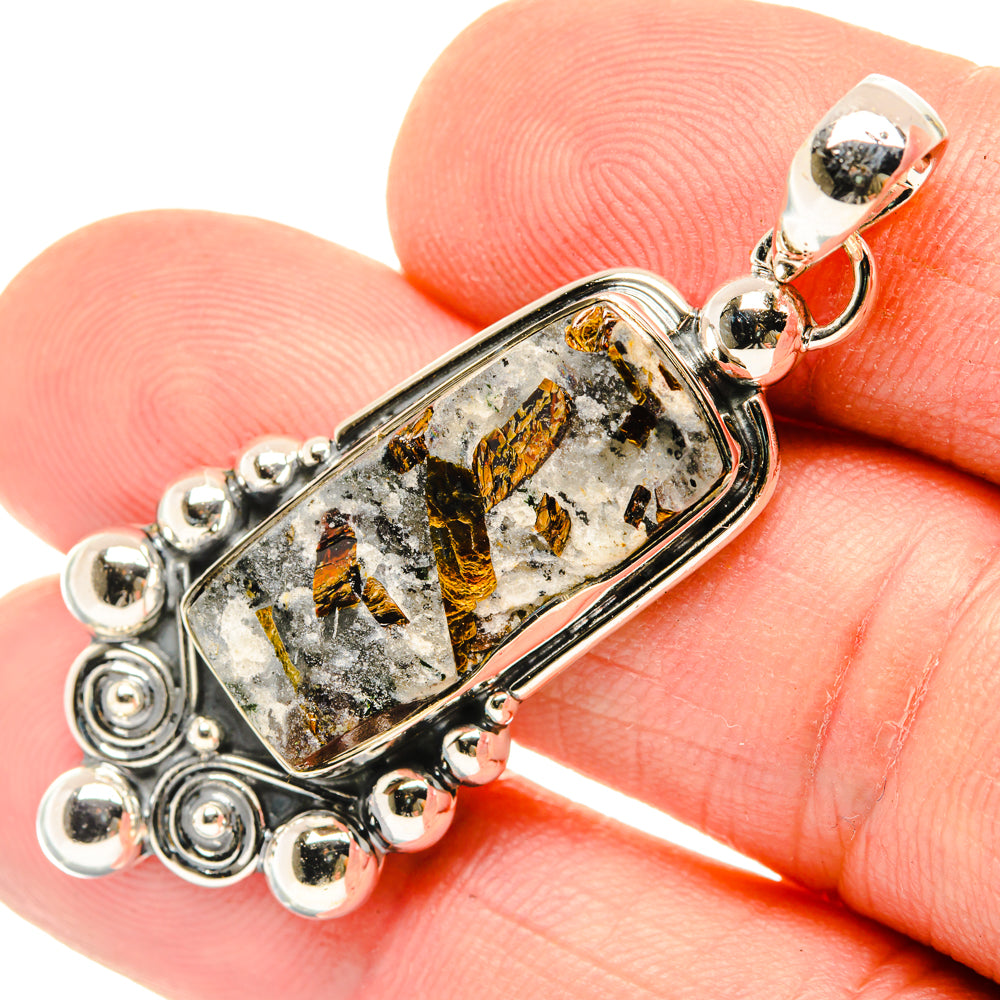 Astrophyllite Pendants handcrafted by Anasilvercos - PD29787