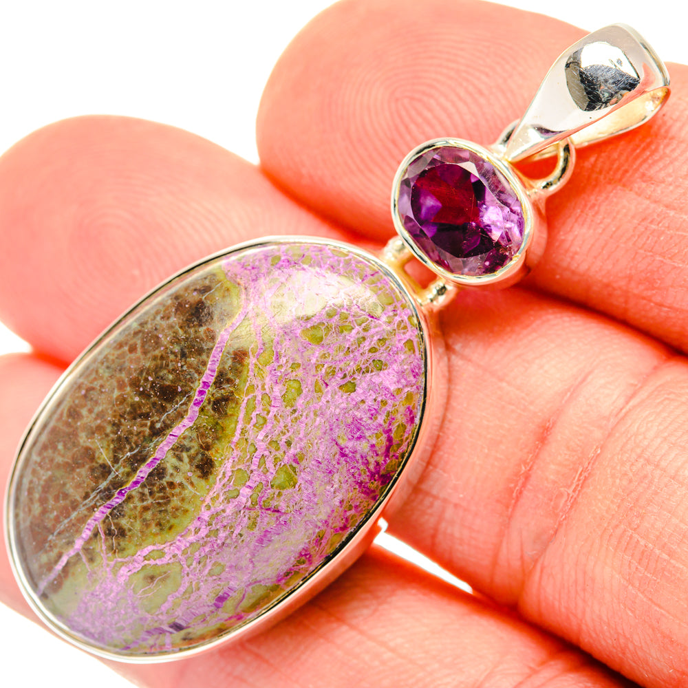 Stichtite Pendants handcrafted by Anasilvercos - PD29794
