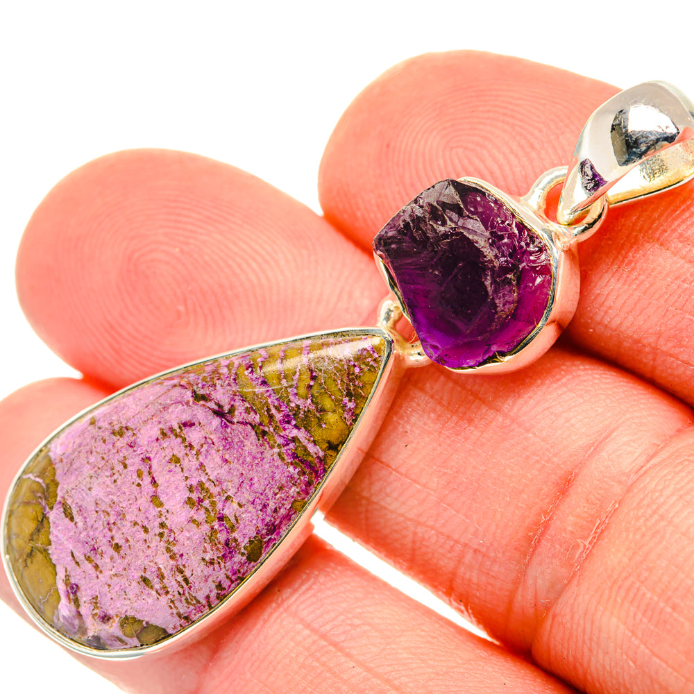 Stichtite Pendants handcrafted by Anasilvercos - PD29806