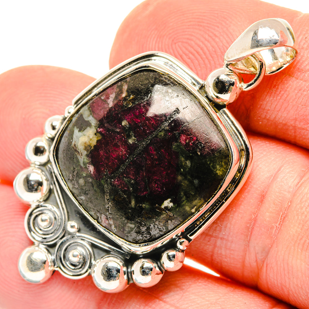 Russian Eudialyte Pendants handcrafted by Anasilvercos - PD29811