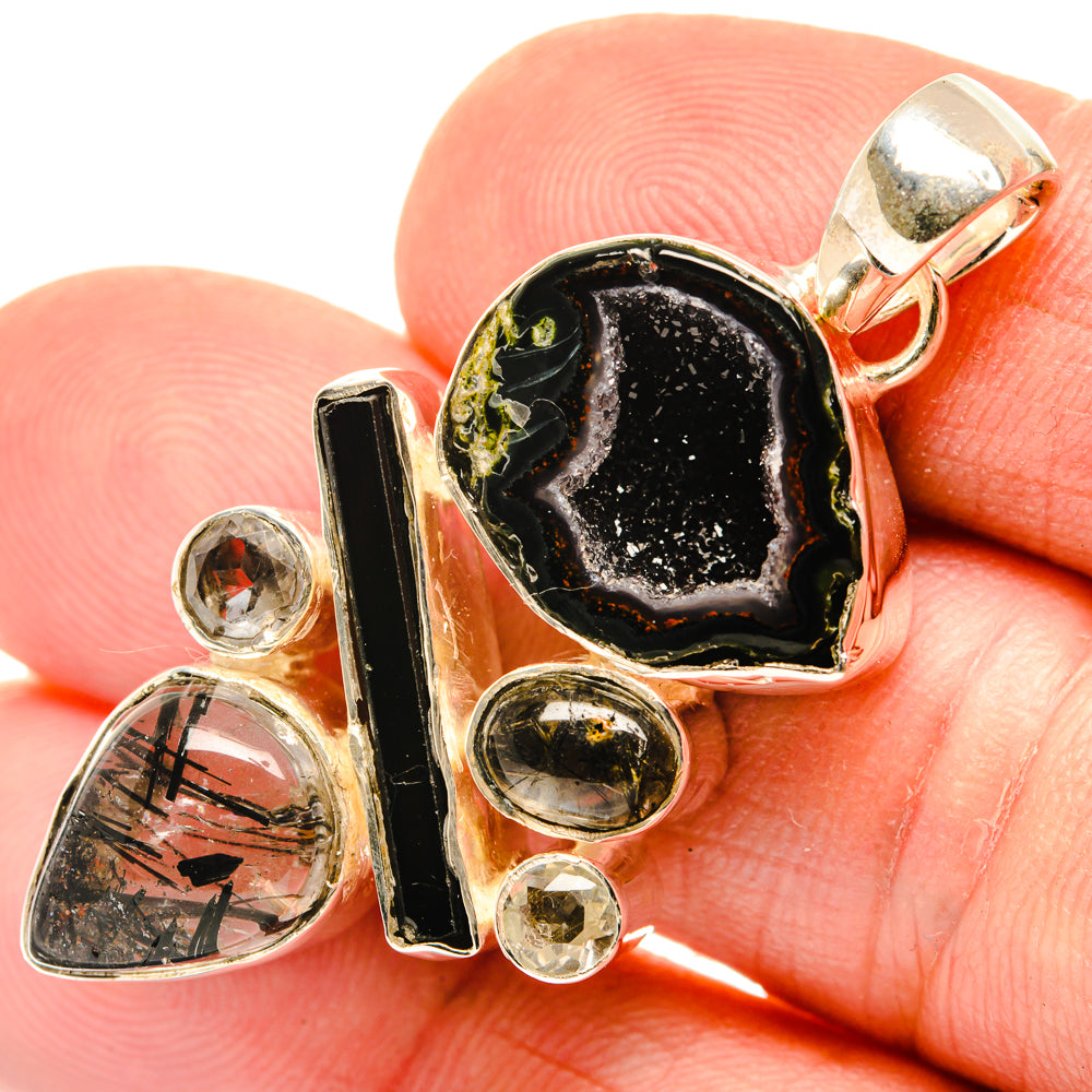 Coconut Geode Slice Pendants handcrafted by Anasilvercos - PD29815