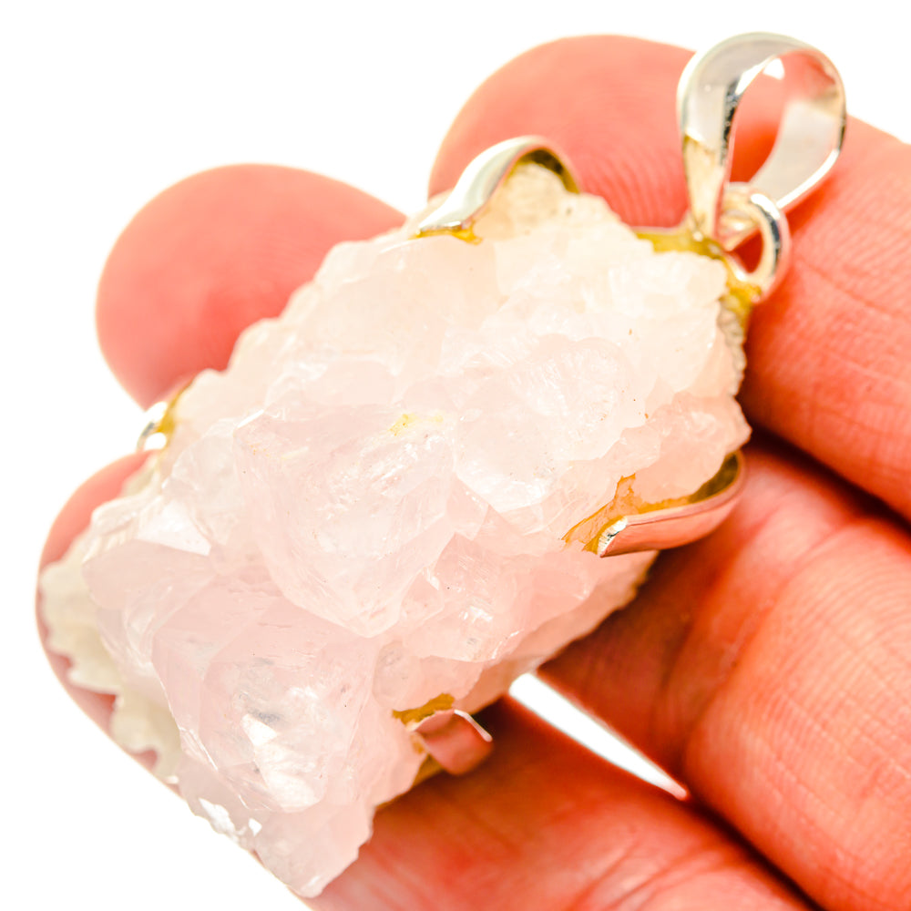 Quartz Cluster Pendants handcrafted by Anasilvercos - PD29818