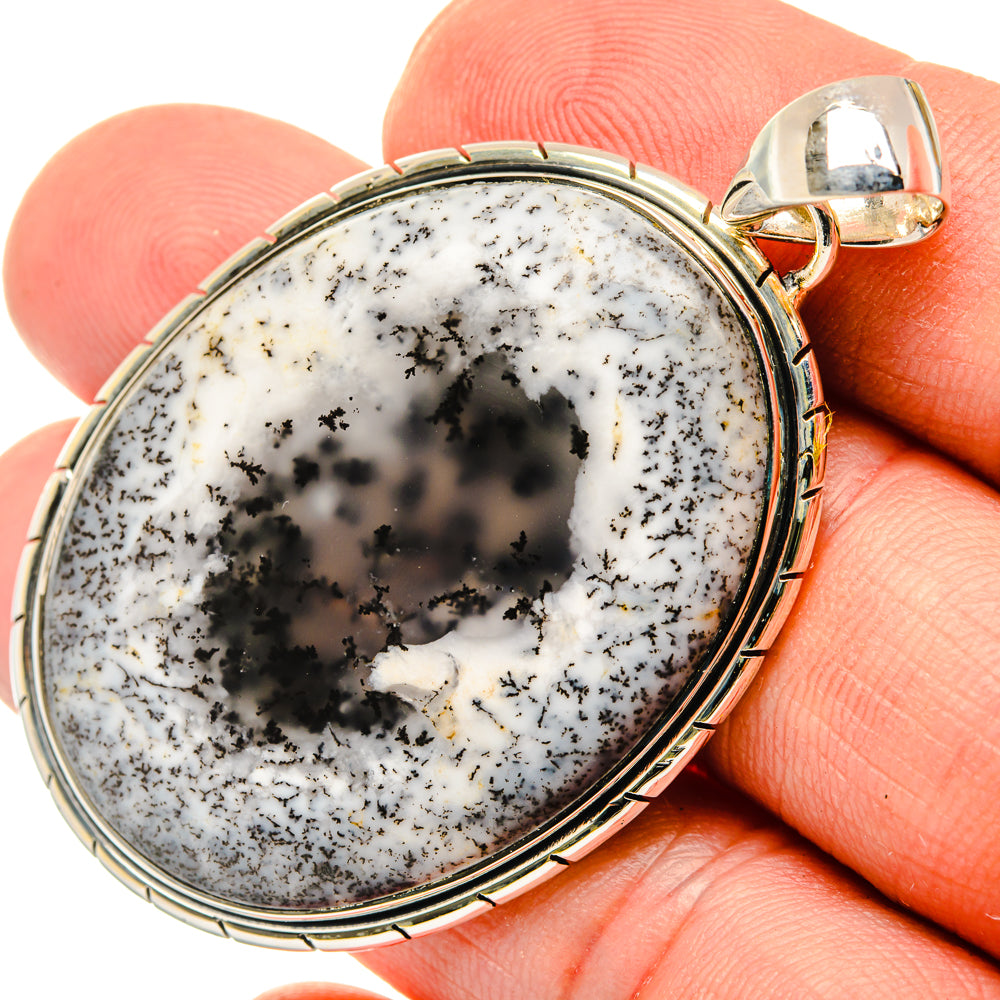 Dendritic Opal Pendants handcrafted by Anasilvercos - PD29824