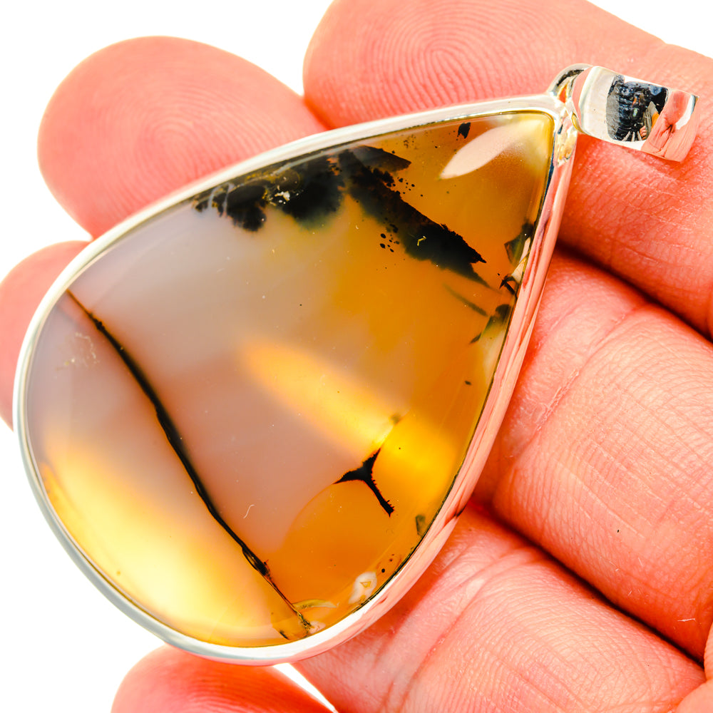 Dendritic Opal Pendants handcrafted by Anasilvercos - PD29827
