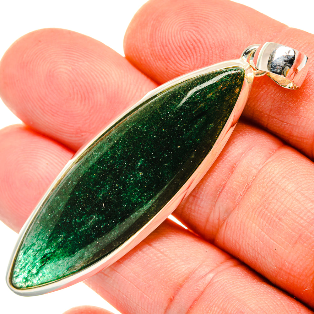 Green Aventurine Pendants handcrafted by Anasilvercos - PD29828