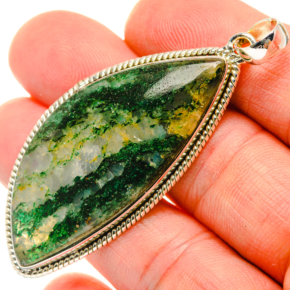 Green Aventurine Pendants handcrafted by Anasilvercos - PD29829