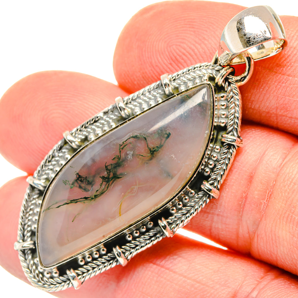 Dendritic Opal Pendants handcrafted by Anasilvercos - PD29832