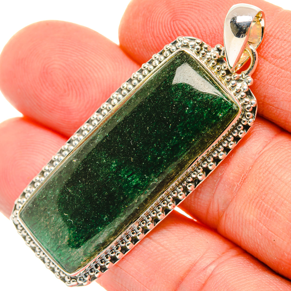Green Aventurine Pendants handcrafted by Anasilvercos - PD29833