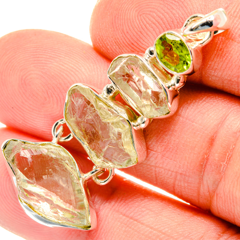 Green Amethyst Pendants handcrafted by Anasilvercos - PD29846