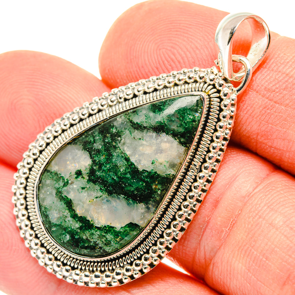 Green Aventurine Pendants handcrafted by Anasilvercos - PD29869