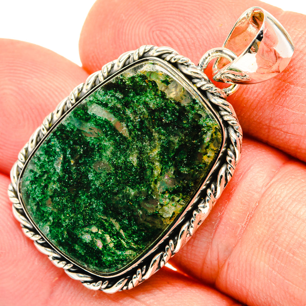 Green Aventurine Pendants handcrafted by Anasilvercos - PD29875