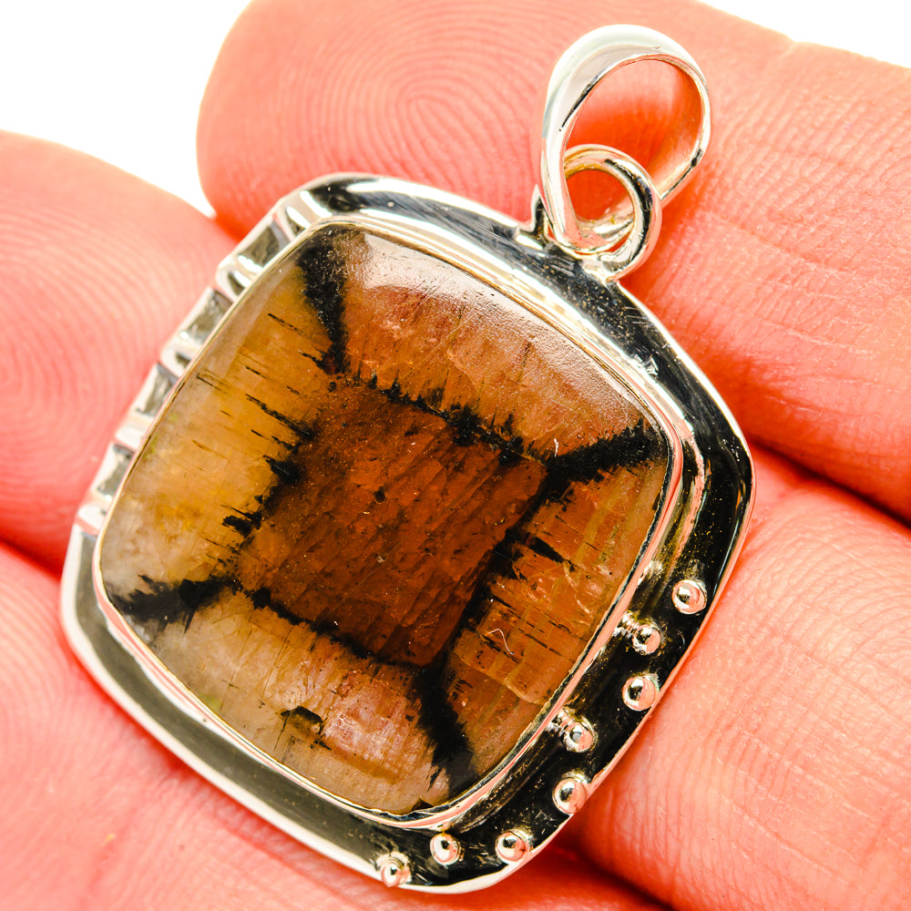 Chiastolite Pendants handcrafted by Anasilvercos - PD29878