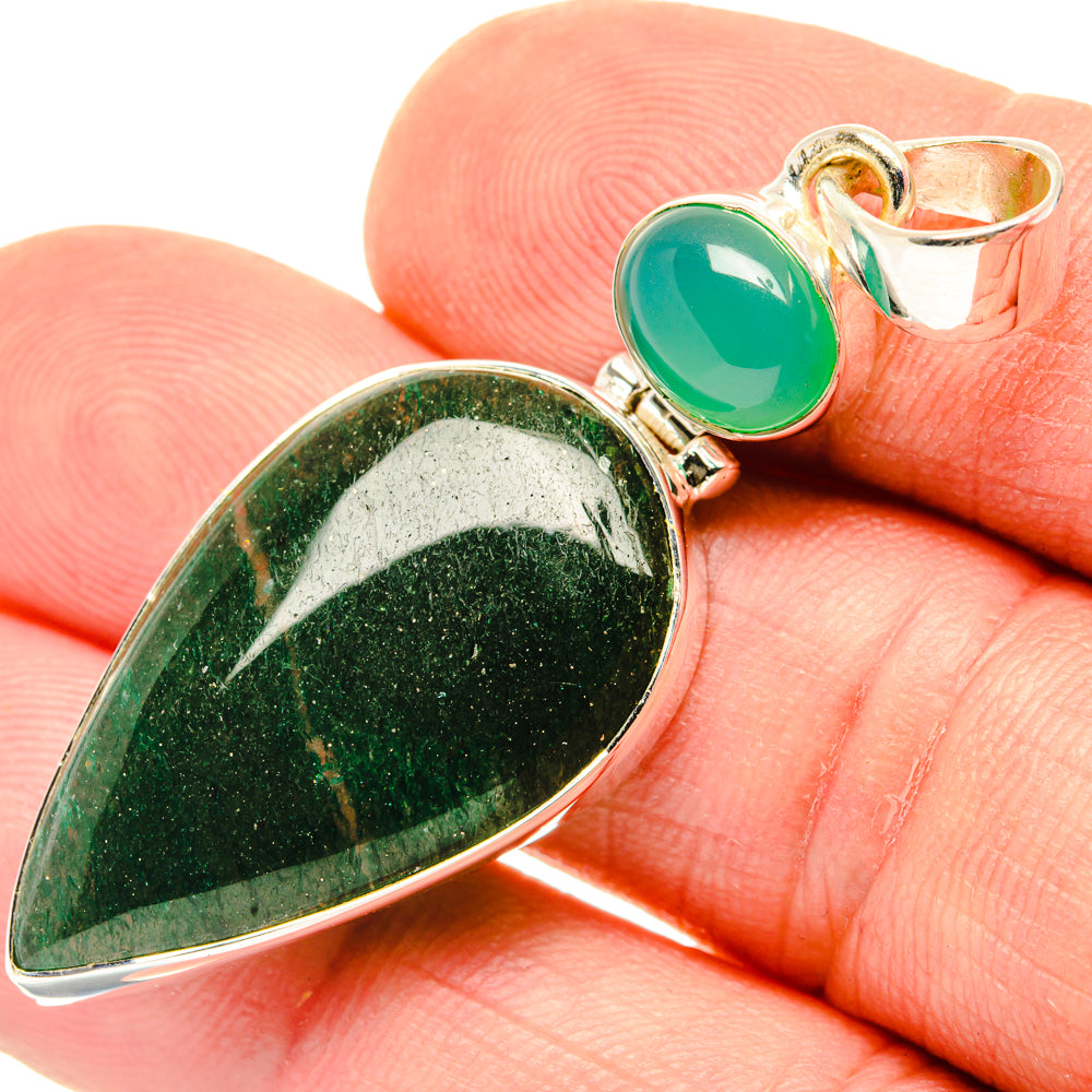 Green Aventurine Pendants handcrafted by Anasilvercos - PD29891