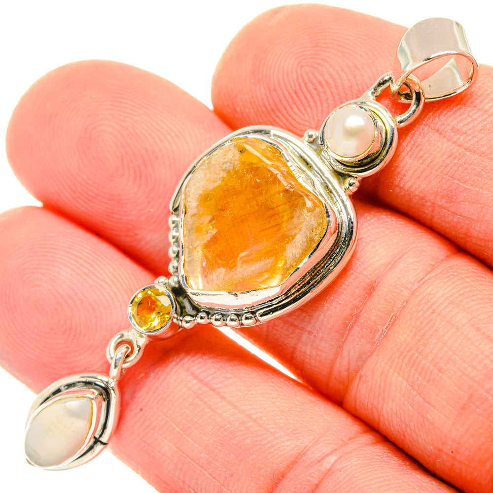 Citrine Pendants handcrafted by Anasilvercos - PD29896