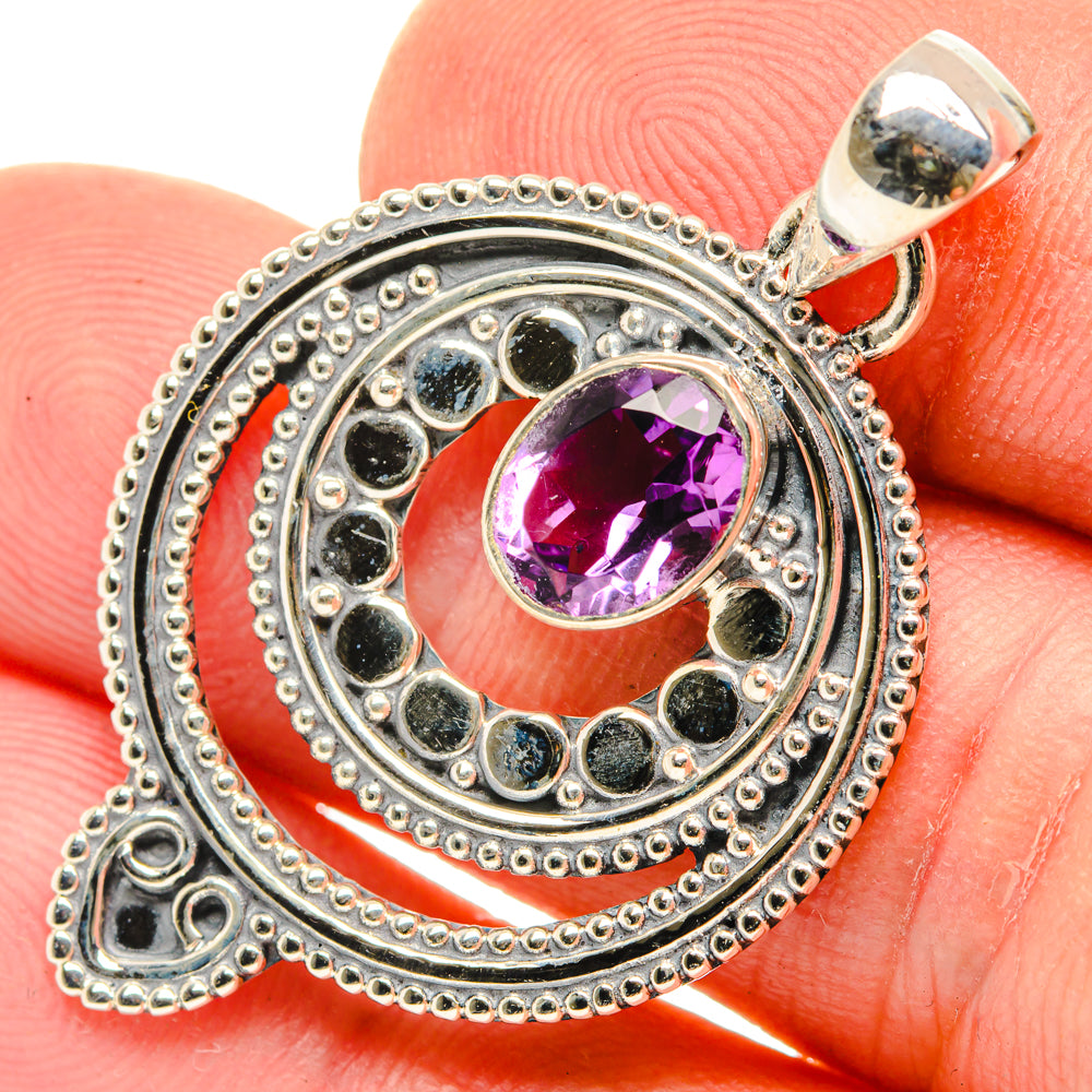 Amethyst Pendants handcrafted by Anasilvercos - PD29902