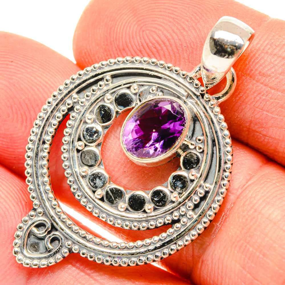 Amethyst Pendants handcrafted by Anasilvercos - PD29904