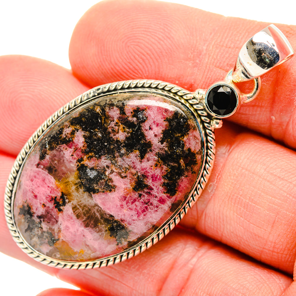Rhodonite Pendants handcrafted by Anasilvercos - PD29920