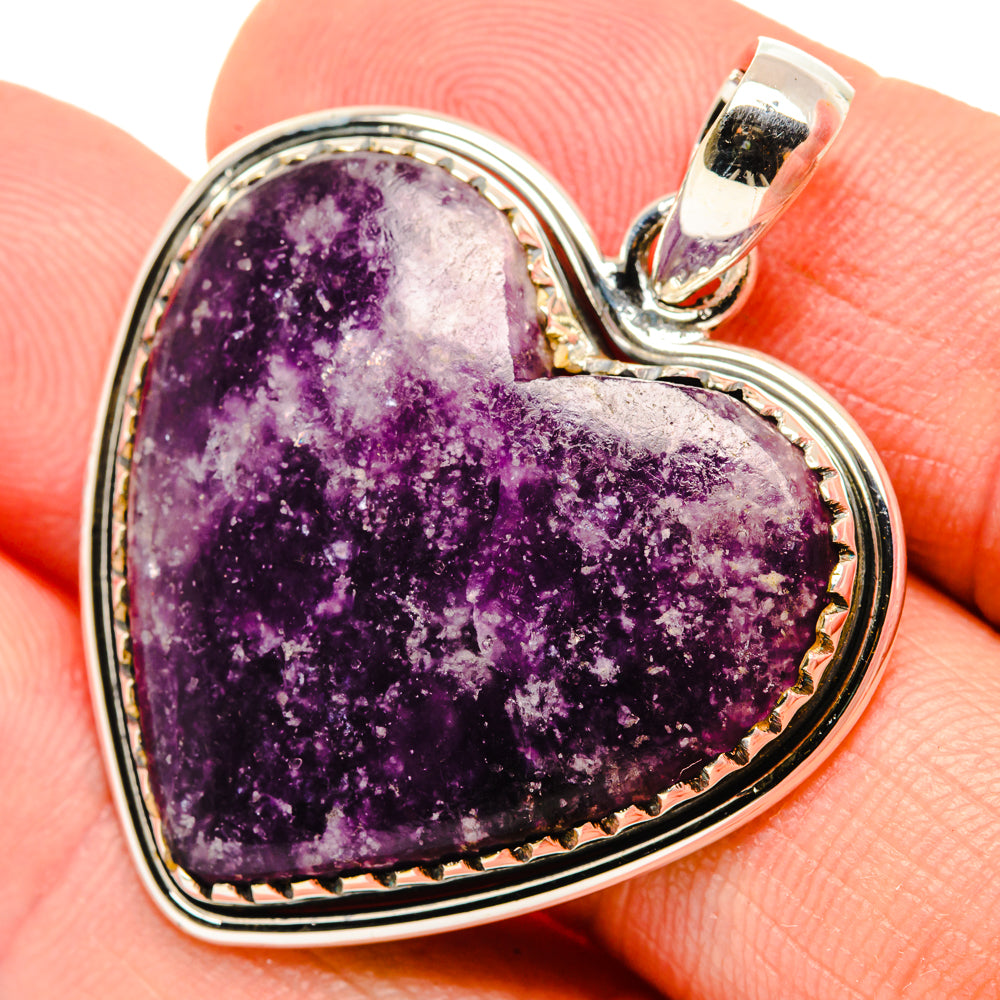Lepidolite Pendants handcrafted by Anasilvercos - PD29923