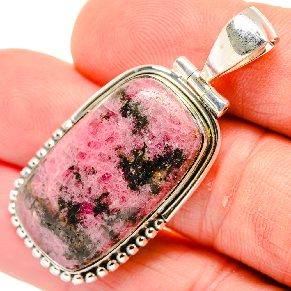 Rhodonite Pendants handcrafted by Anasilvercos - PD29926