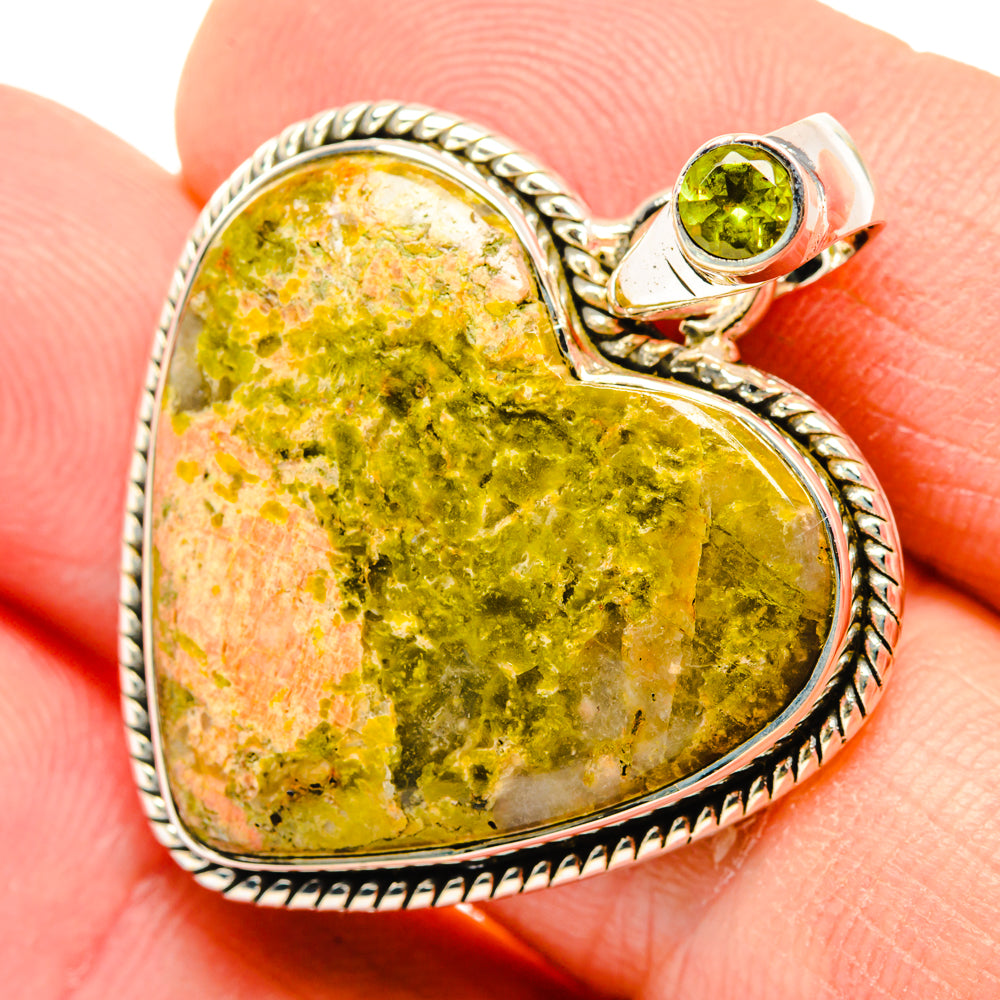 Unakite Pendants handcrafted by Anasilvercos - PD29932