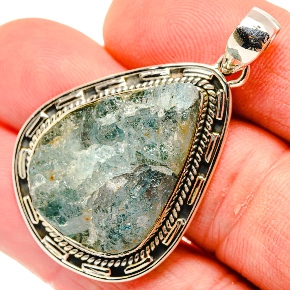 Aquamarine Pendants handcrafted by Anasilvercos - PD29949