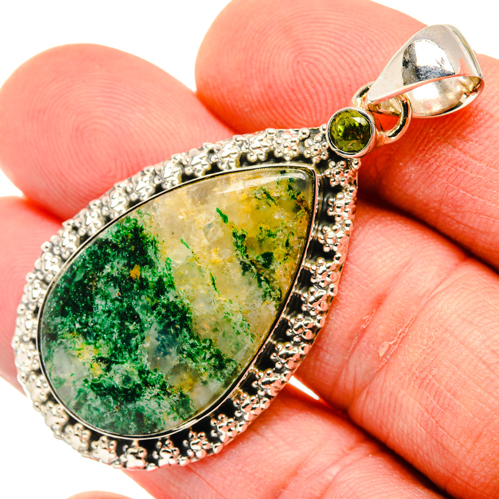 Green Aventurine Pendants handcrafted by Anasilvercos - PD29959